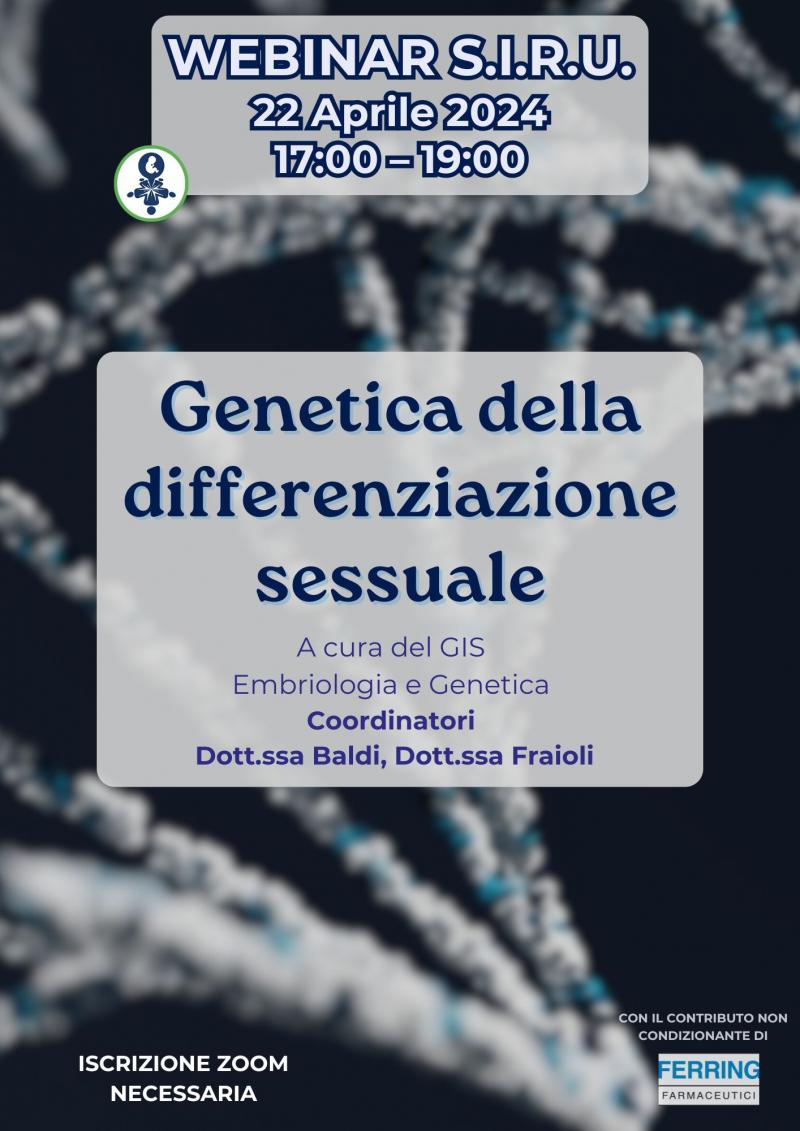 Webinar_SIRU_Genetica_della_differenziazione_sessuale