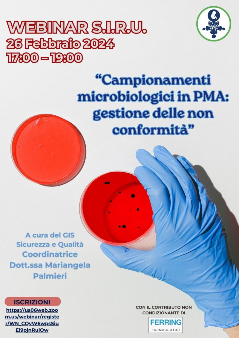 Webinar_SIRU_Campionamenti_microbiologici_in_PMA:_gestione_delle_non_conformità”
